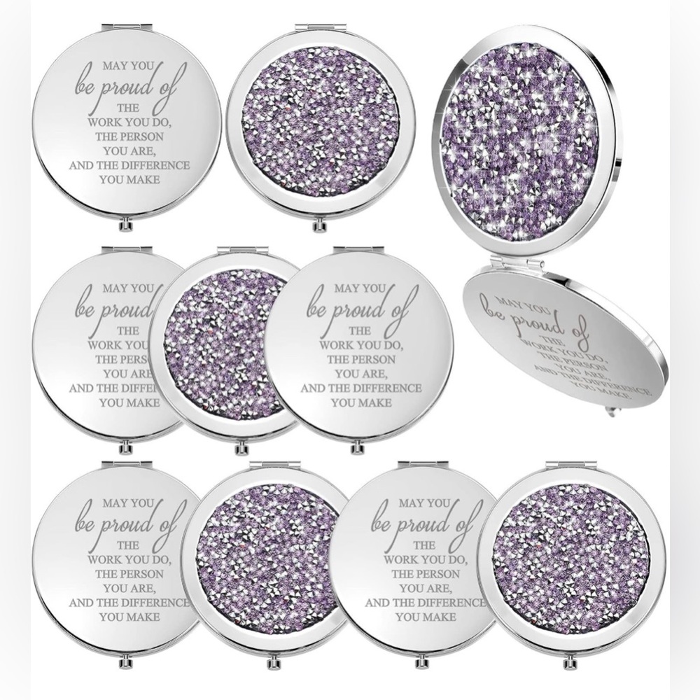 NEW!! Glam Inspirational Compact Mirror